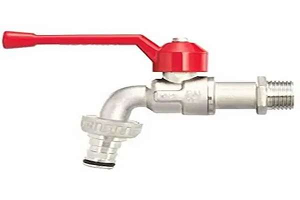 شیر شلنگی یک دوم ساده مدور خانگی